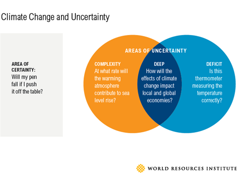 In-Game Uncertainties and Climate Change Challenges as Identified